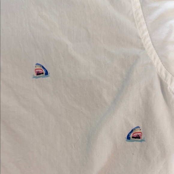 Bonobos Men's Riviera Short Sleeve Great White Shark Shirt - Picture 3 of 4